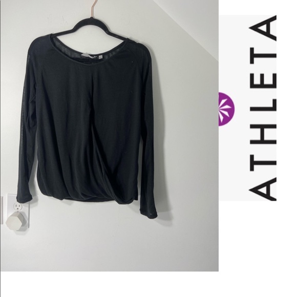 Athleta Tops - SZ L ATHLETA LONG SLEEVE SWEATER LIGHTWEIGHT TOP
